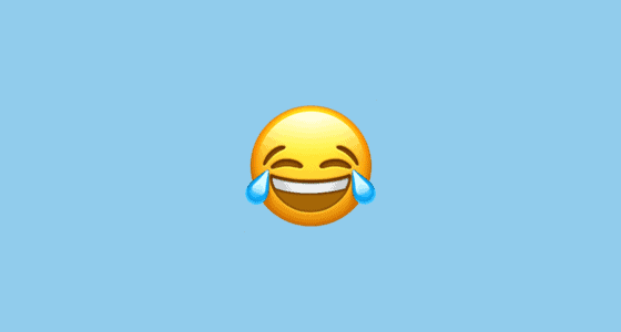 Image d'un emoji qui rigole pour votre publicité digitale