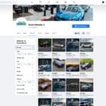 Facebook concessionnaires automobile