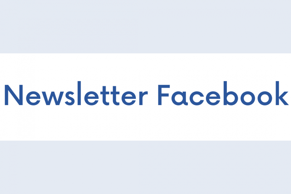 Fonctionnalité Newsletter Facebook