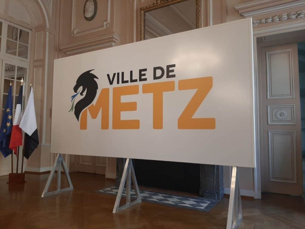 Nouveau logo de la ville de Metz 